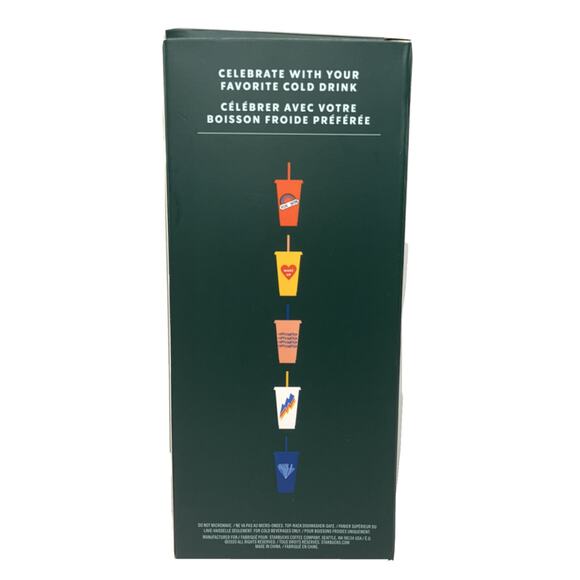 Starbucks Summer 2020 Reusable Cups 5 Pack Retro Sustainable Beach Travel City - Picture 2 of 4